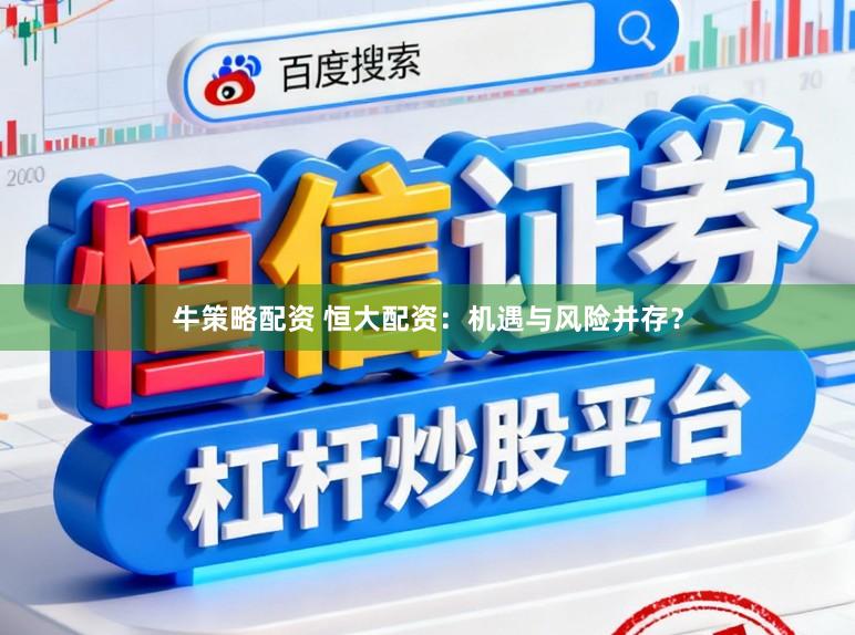 牛策略配资 恒大配资：机遇与风险并存？