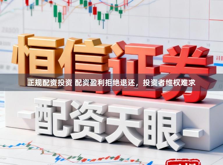 正规配资投资 配资盈利拒绝退还，投资者维权难求